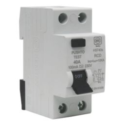 MK Sentry H5740S 40A 100mA 2-Pole A Curve  RCD