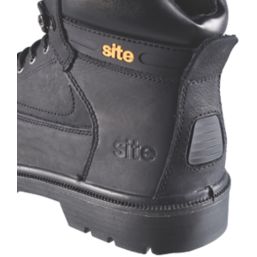 Site Marble Size 9  Black  Water-Resistant Steel Toe Cap Safety Boots