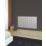 Blaze 600mm x 1115mm 3907BTU Matt Chrome Horizontal Designer Radiator