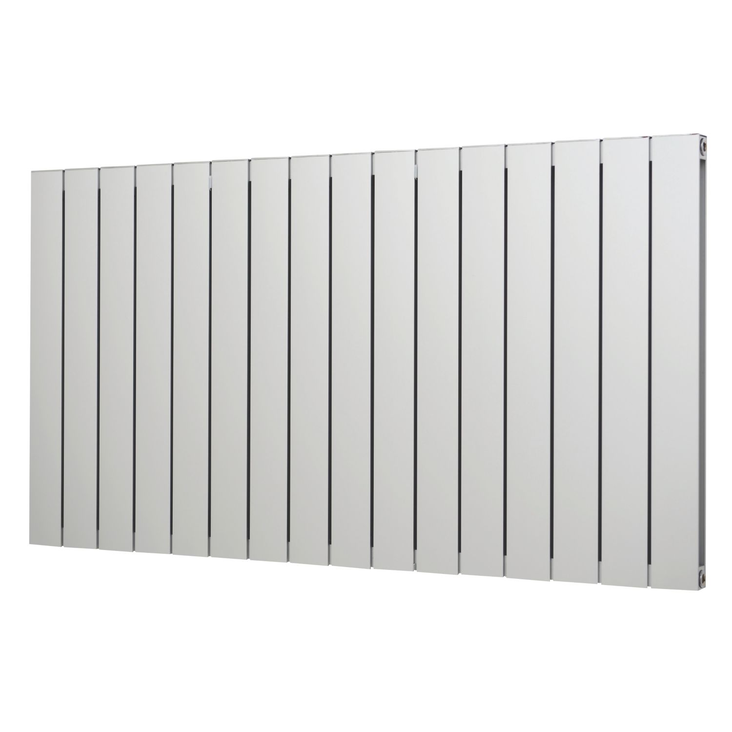 Blaze 600mm x 1115mm 3907BTU Matt Chrome Horizontal Designer Radiator (7202F)