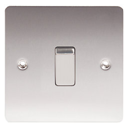 LAP  10AX 1-Gang Intermediate Switch Brushed Stainless Steel