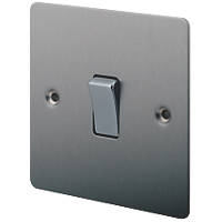 LAP  10AX 1-Gang Intermediate Switch Brushed Stainless Steel