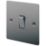 LAP  10AX 1-Gang Intermediate Switch Brushed Stainless Steel