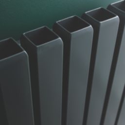 Ximax Erupto 1800mm x 585mm 6198BTU Anthracite Vertical Designer Radiator