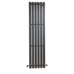 Ximax Erupto 1800mm x 585mm 6198BTU Anthracite Vertical Designer Radiator