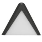4lite Hampton Triangular LED Black Cool White Under Cabinet Light Without Bezel 3.5W 200lm