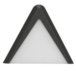 4lite Hampton Triangular LED Black Cool White Under Cabinet Light Without Bezel 3.5W 200lm
