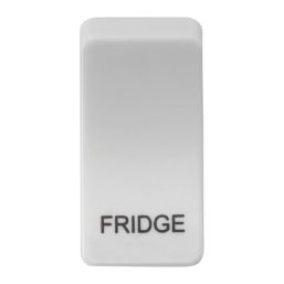 Knightsbridge 'FRIDGE' Switch Cover White