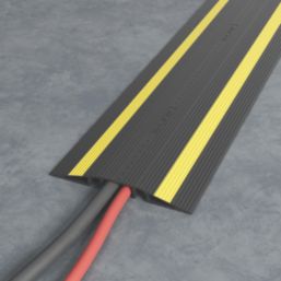 D-Line  Cable Cover 1m Black / Yellow