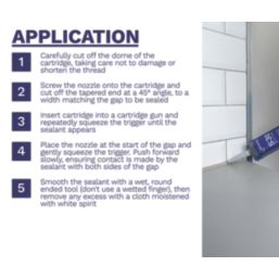 Bostik S30 Sanitary Silicone Sealant Grey 310ml