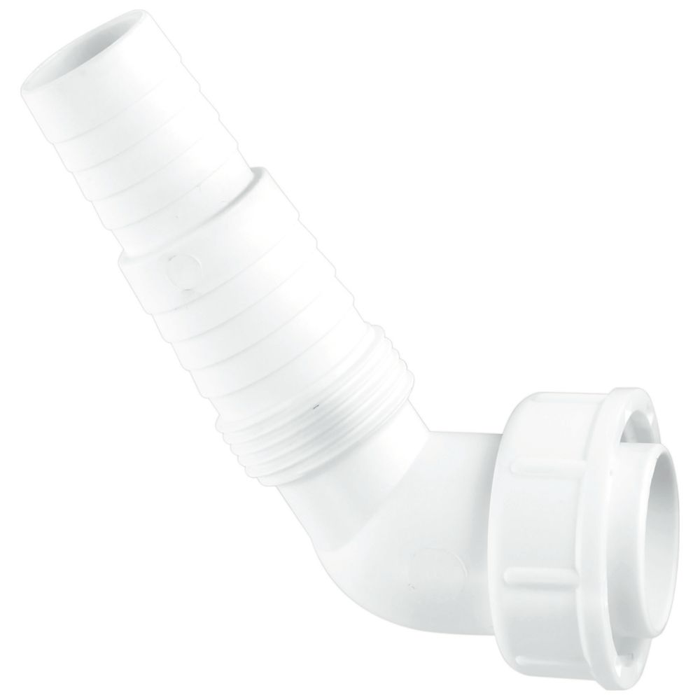 Flomasta Outlet Hose Connector 17mm - Screwfix