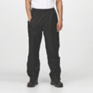 Regatta Linton Waterproof  Work Trousers Black Large 36.5" W 32" L