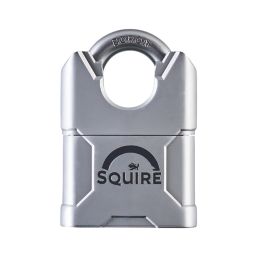 Squire MERC45 Steel  Water-Resistant Closed Shackle  Padlock 49mm