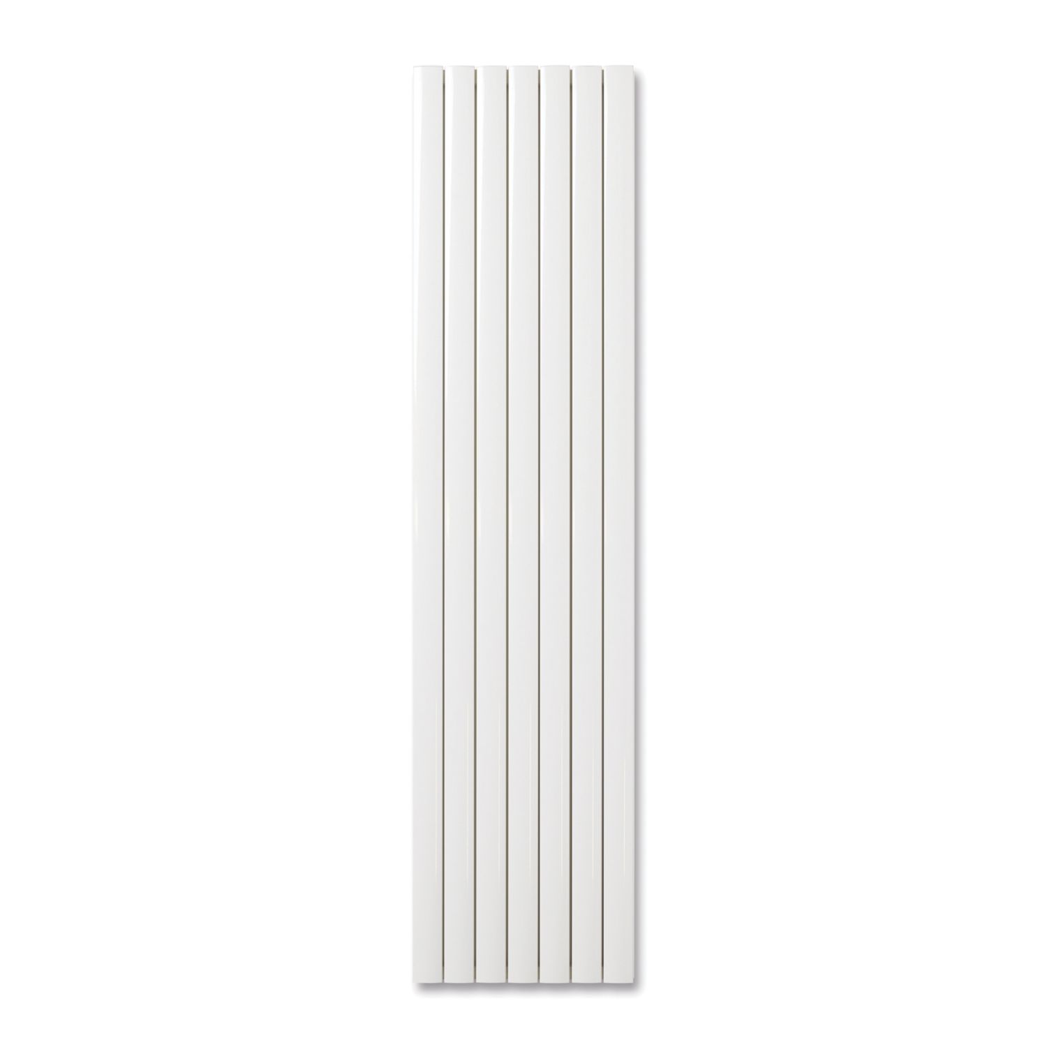 Time GLOW 2000mm x 485mm 6383BTU White Vertical Designer Radiator (720KL)