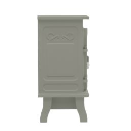 Be Modern Colman French Grey Electric Freestanding Stove 445mm x 528mm