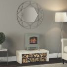 Be Modern Colman French Grey Electric Freestanding Stove 445mm x 528mm