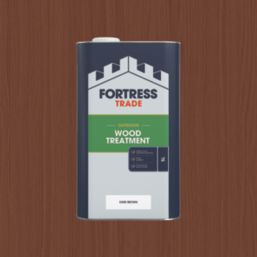 Fortress Trade 5Ltr Dark Brown Wood Treatment