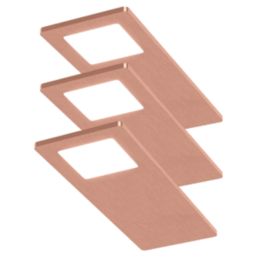 Sensio Astro TrioTone Rectangular LED Under Cabinet Lights Copper 14.4W 240-270lm 3 Pack