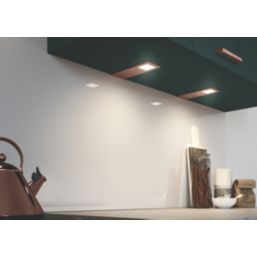 Sensio Astro TrioTone Rectangular LED Under Cabinet Lights Copper 14.4W 240-270lm 3 Pack