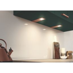 Sensio Astro TrioTone Rectangular LED Under Cabinet Lights Copper 14.4W 240-270lm 3 Pack