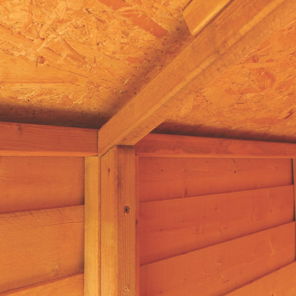 Shire 12' x 6' (Nominal) Apex Overlap Timber Shed - Screwfix