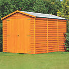 Shire  12' x 6' (Nominal) Apex Overlap Timber Shed