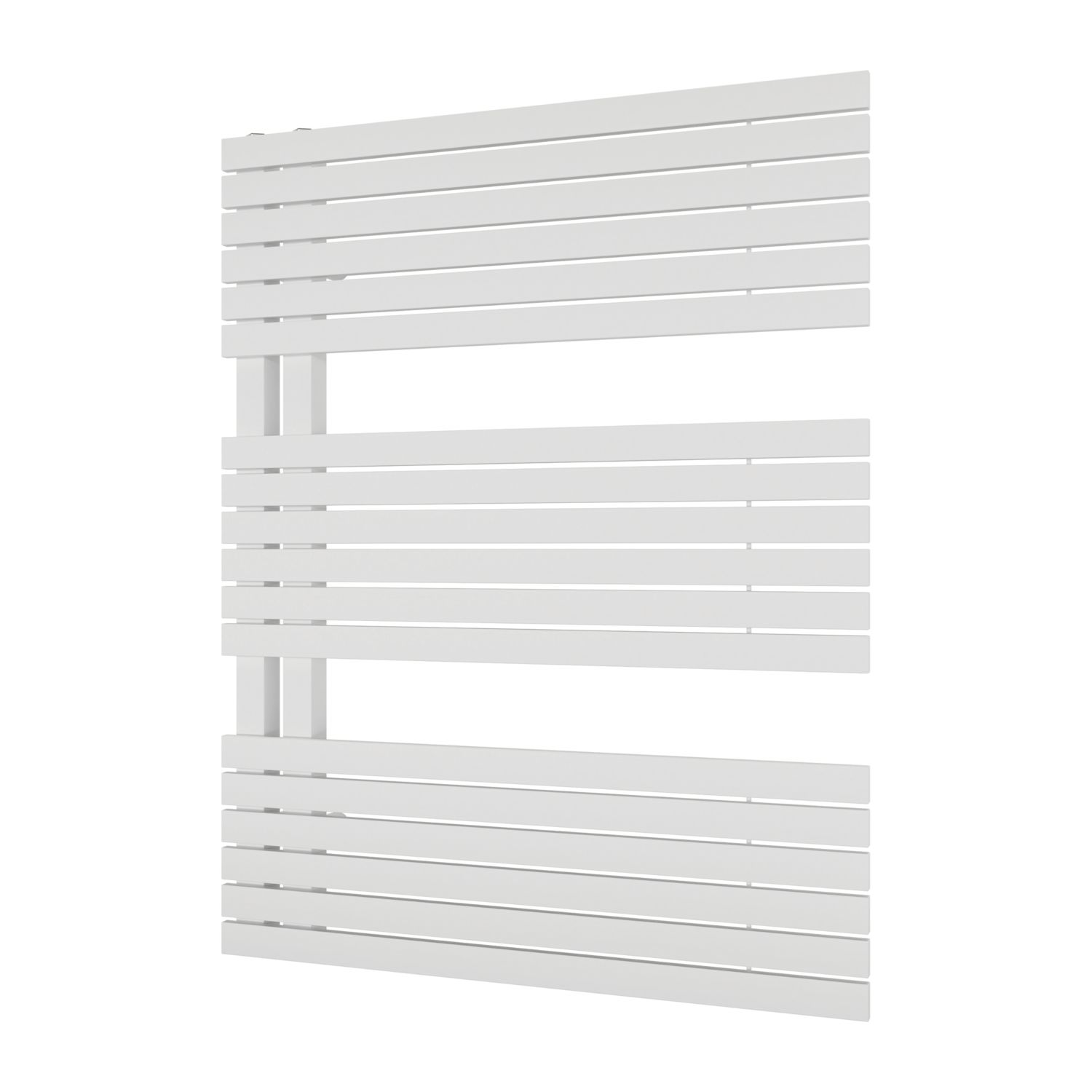 Ximax Watson Open 765mm x 600mm 1382BTU White Vertical Towel Radiator (720YE)