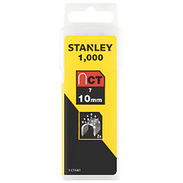 Stanley Round Staples Bright 10mm x 10mm 1000 Pack