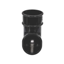 FloPlast MiniFlo Round Downpipe Shoe Black 50mm