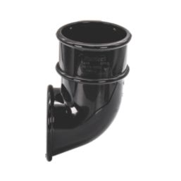 FloPlast MiniFlo Round Downpipe Shoe Black 50mm