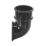 FloPlast MiniFlo Round Downpipe Shoe Black 50mm