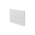 Dual Water-Saving Low Volume Flush Rectangular Flushing Plate White