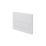 Dual Water-Saving Low Volume Flush Rectangular Flushing Plate White