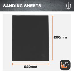 Magnusson  180 Grit Multi-Material Hand Sanding Sheet 280mm x 230mm 4 Pack