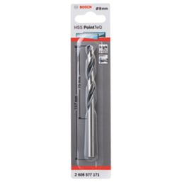 Bosch PointTeQ Straight Shank Metal Drill Bit 8mm x 117mm