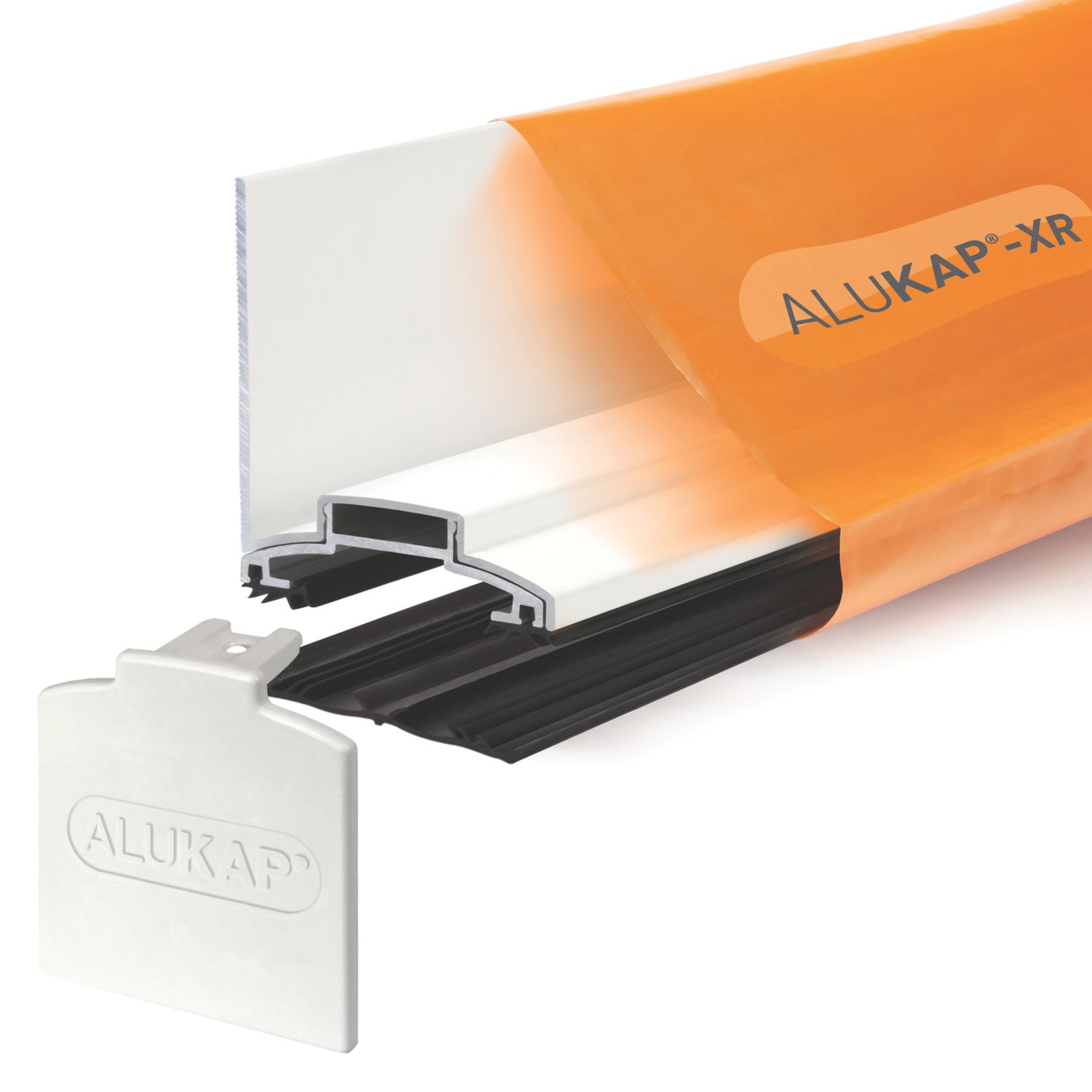 ALUKAP-XR White 0-100mm Glazing Wall Bar 2000mm x 60mm (721JC)