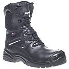 Apache Combat   Lace & Zip Safety Boots Black Size 11