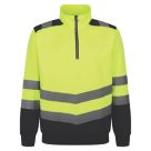 Regatta Pro Hi-Vis 1/4 Zip Fleece Yellow/Navy 2X Large 54" Chest