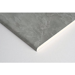Splashwall Scafell Slate Postformed Bathroom Wall Panel Stone Grey 1200mm x 2420mm x 10mm