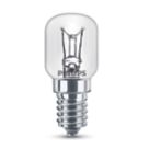 Philips Pygmy SES Mini Globe Incandescent Oven Light Bulb 172lm 25W 2 Pack