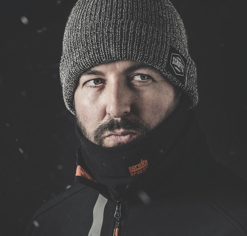 Scruffs Fleece Neckwarmer Black - Screwfix