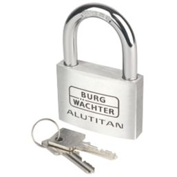 Burg-Wachter  Aluminium Keyed Alike    Padlocks 60mm 10 Pack