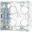 British General  1-Gang Galvanised Steel  Back Box 35mm
