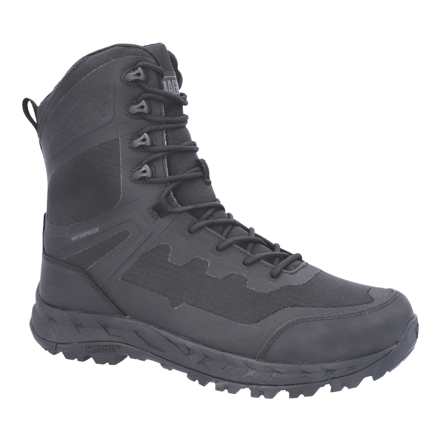 Magnum Ultima Pro 8.0 WP Side-Zip Uniform Size 6 Black Waterproof Occupational Work Boots (721XR)
