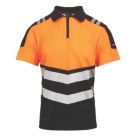 Regatta Hi-Vis X-Pro Polo Shirt Black/Orange Medium 40" Chest