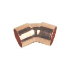 Flomasta  Copper End Feed Equal 135° Elbows 15mm 2 Pack