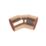 Flomasta  Copper End Feed Equal 135° Elbows 15mm 2 Pack