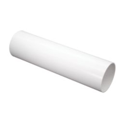 FloPlast  Round Downpipes White 68mm x 2.5m 6 Pack