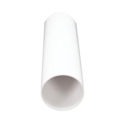 FloPlast  Round Downpipes White 68mm x 2.5m 6 Pack