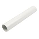 FloPlast  Round Downpipes White 68mm x 2.5m 6 Pack